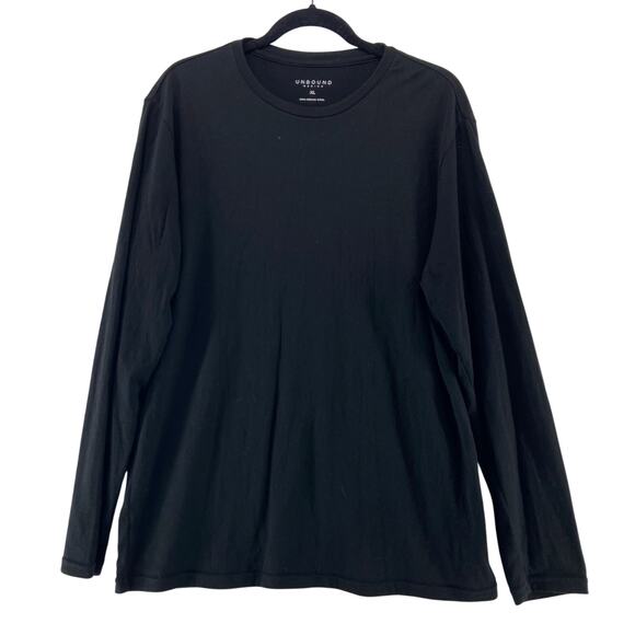 Unbound Merino Black Long Sleeve Top Size XL - Picture 1 of 6